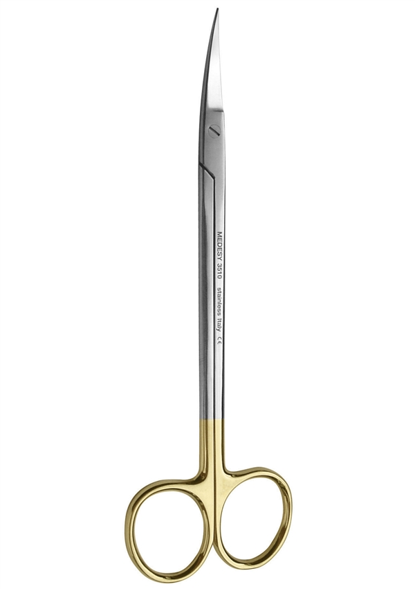 מספריים KELLY מכופפות מוזהבות 160 מ"מ